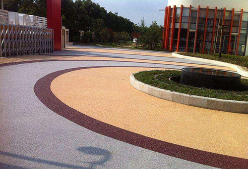 菏澤膠粘石路面施工