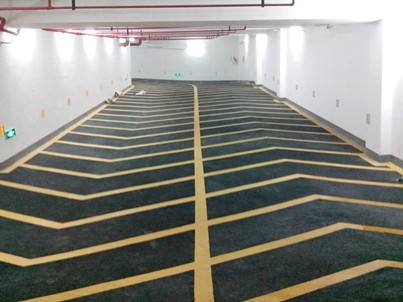 車(chē)庫(kù)防滑坡道施工